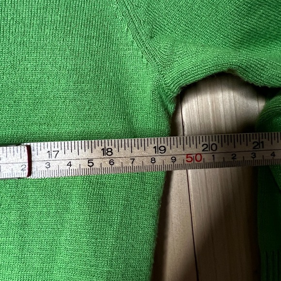 Joseph A Button Cardigan Sweater Women's L Cropped 3/4 Sleeve Preppy Grannycore - Picture 6 of 7